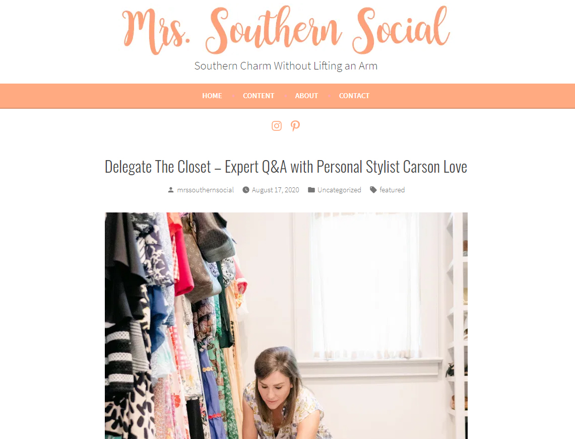 Mrs Southern Social